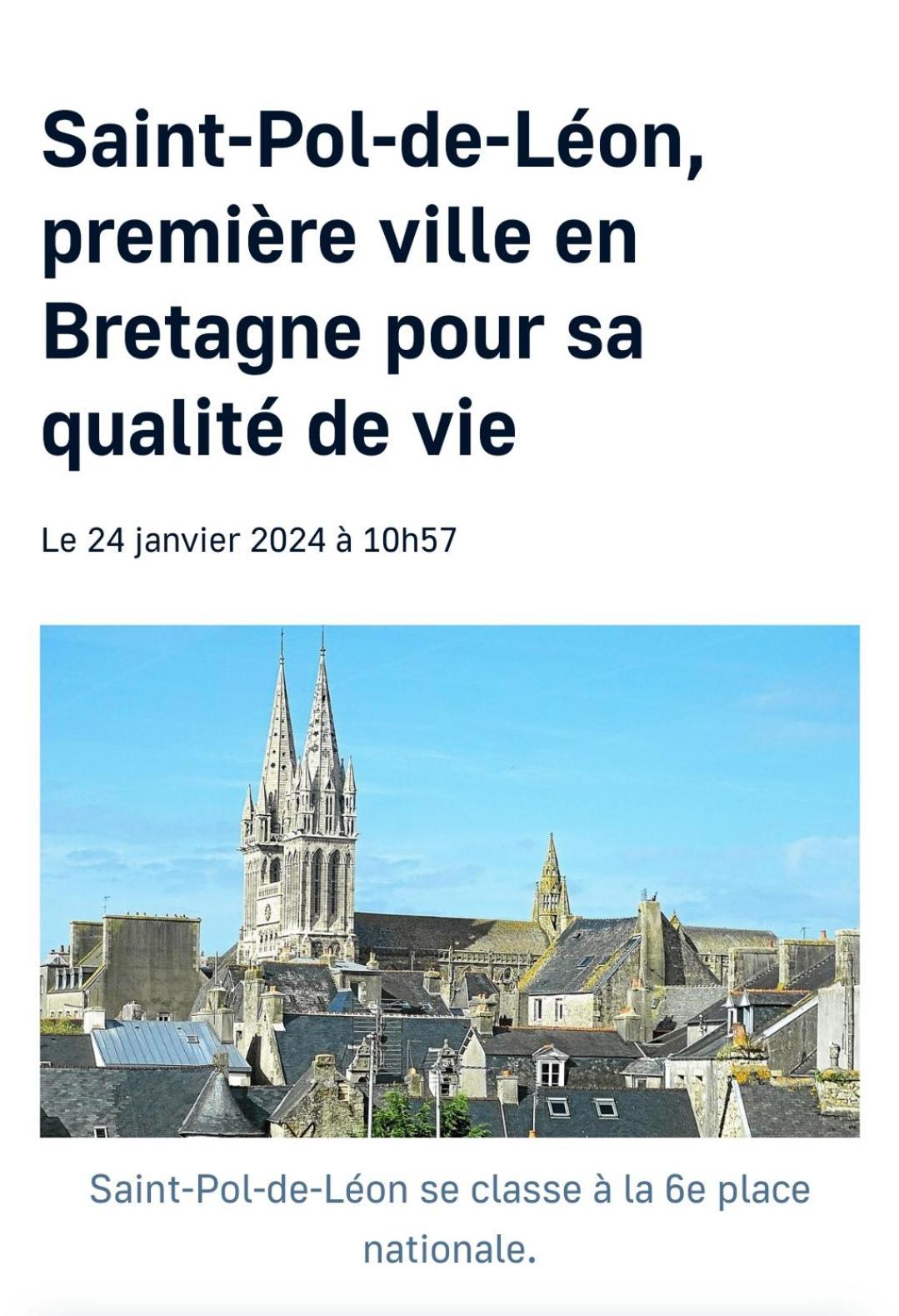 Apartmán Ty Ma Gourdadou Saint-Pol-de-Léon Exteriér fotografie